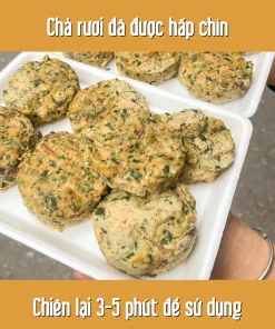 Chả rươi đã được hấp chín