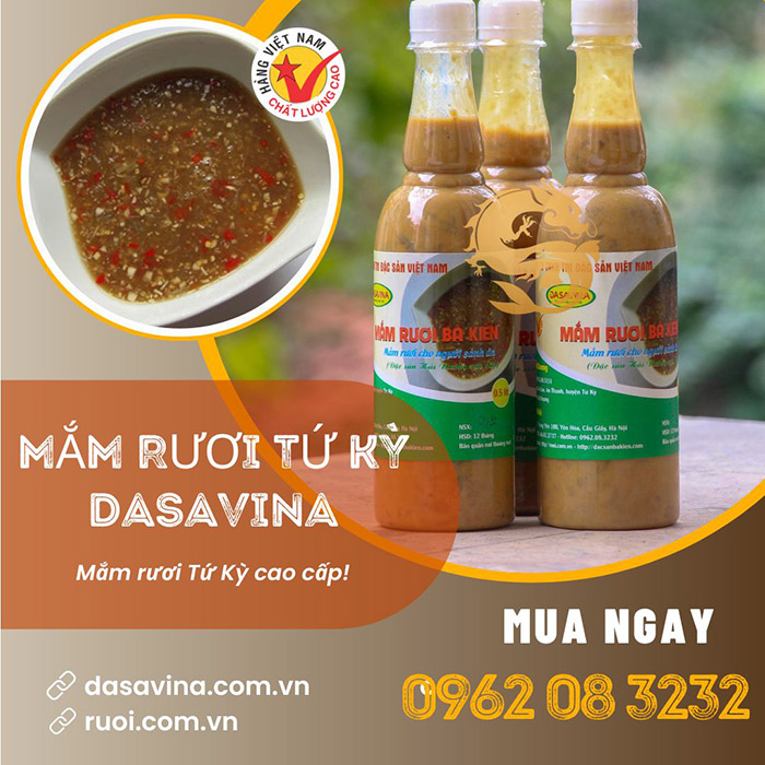 Mắm rươi Bá Kiến (DASAVINA) được chứng nhận là Hàng Việt Nam Chất Lượng Cao trong nhiều năm liên tiếp
