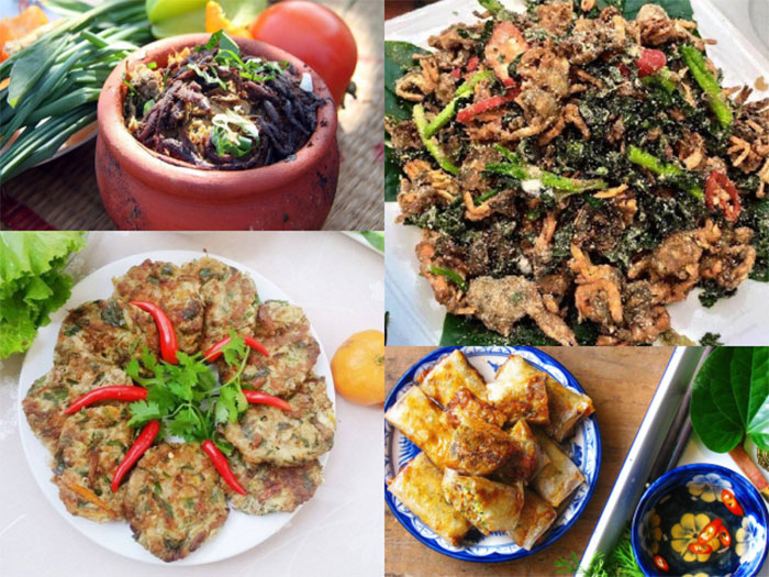 Các món ngon từ rươi đơn giản, hấp dẫn lạ miệng.
