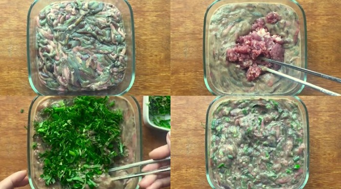 Cách làm chả rươi lá lốt