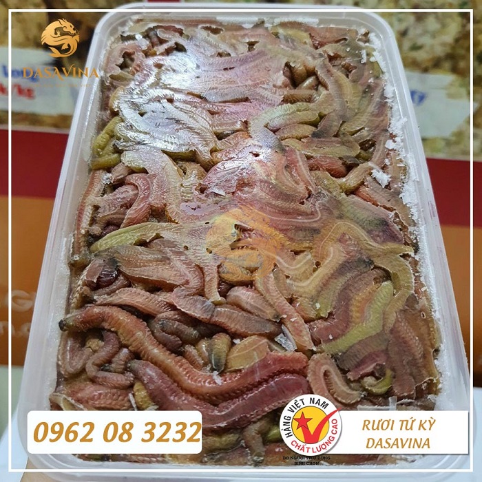 Nên bảo quản rươi trong ngăn đá hoặc ngăn mát tủ lạnh