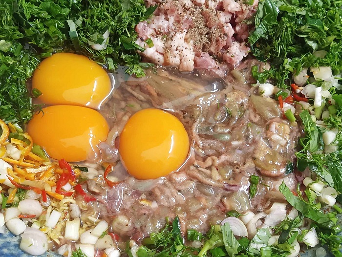 Tác dụng của trứng trong món chả rươi